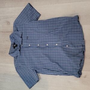 Volcom Men's Medium Blue button down Shirt